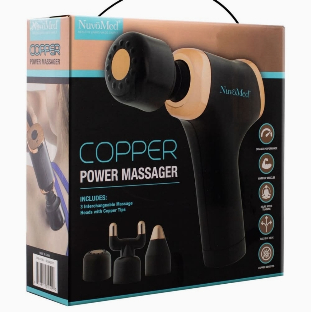 Clear Out 🔥NuvoMed Copper PowerBlack and Gold Massage Gun